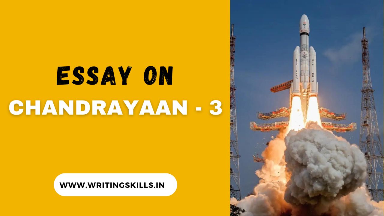 short essay writing on chandrayaan 3